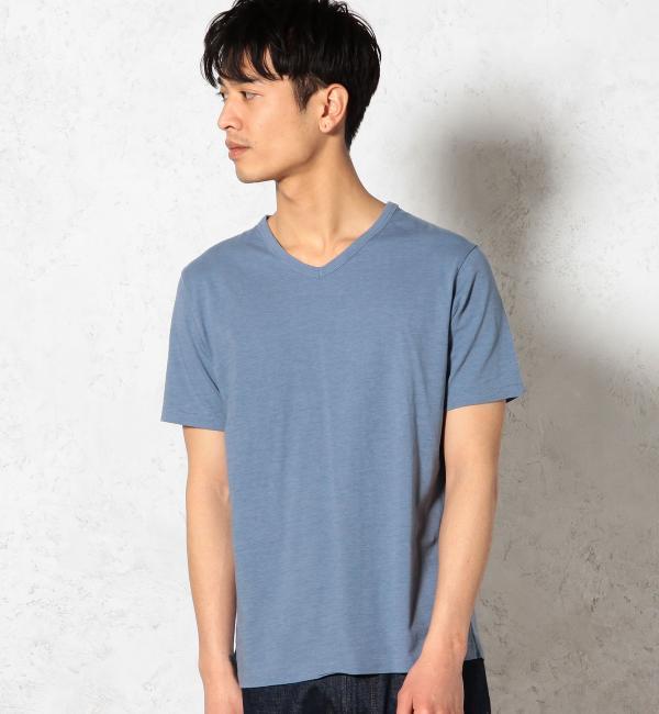 【グリーンレーベルリラクシング/green label relaxing】 ZIMBABWE SLUB/COTTON SS Tシャツ [送料無料]