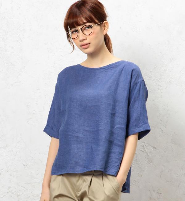 [オーシバル]ORCIVAL LINEN S/S プルオーバー ブラウス