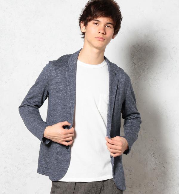 □C/LINEN カーディガン ジャケット