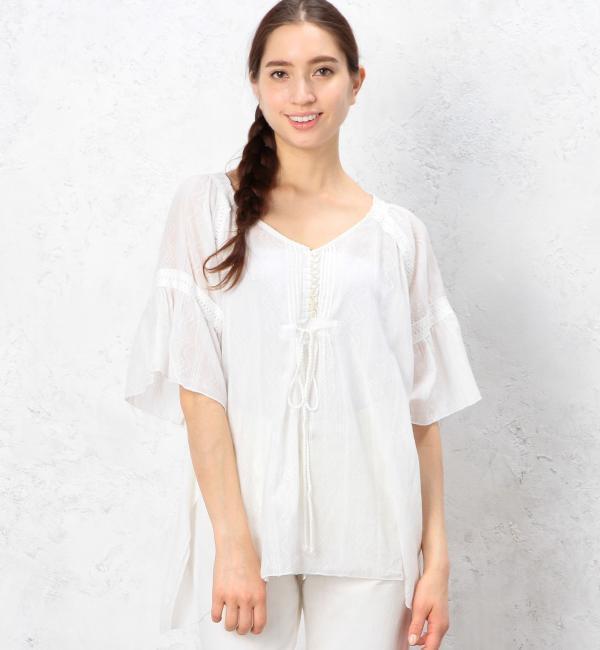 INDIA C レース チュニック