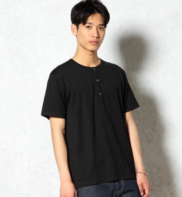 【グリーンレーベルリラクシング/green label relaxing】 ★[サンスペル] SUNSPEL HENLEY Tシャツ [送料無料]