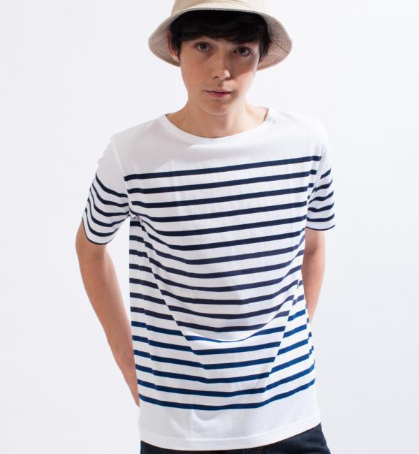 【WEB限定】 ★★PANEL BORDER BOAT SS Tシャツ