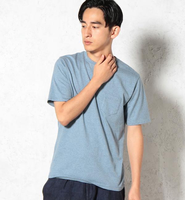 INDIGO/LIKE PKT C/N S/S Tシャツ