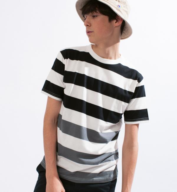 GRADATION WIDE BORDER SS Tシャツ