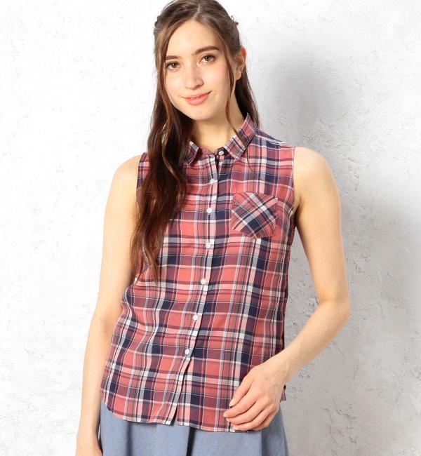 GC 60/TEN CHK N/SL シャツ