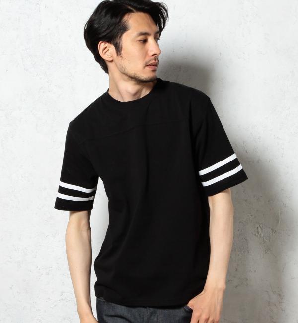 MESH LINE/TAPE S/S Tシャツ