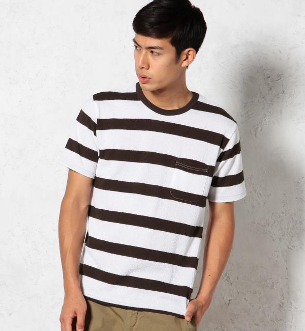 CREPE BORDER C/N SS? Tシャツ