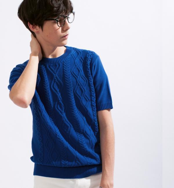 □CO/AC ARAN C/N 5/SL 9G サマーニット