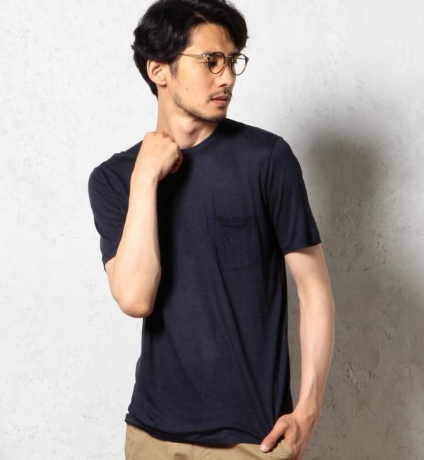 RE LINEN ポケット Tシャツ