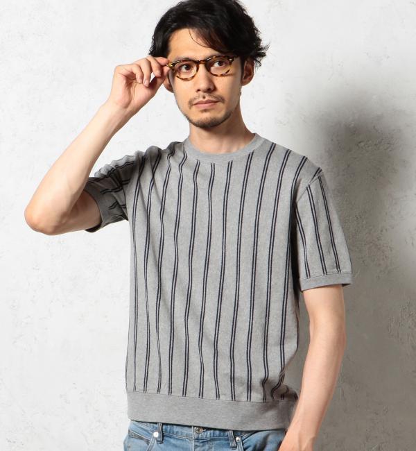 RASCHEL/ST スウェット C/N S/S
