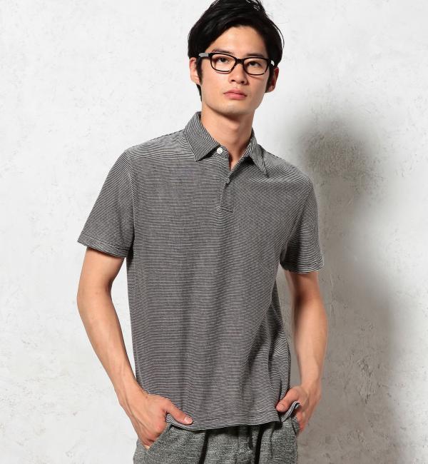WASHED JQ/BOR ポロシャツ S/S