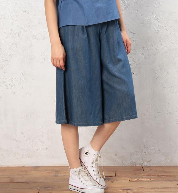 GC INDIGO DNM ガウチョ パンツ