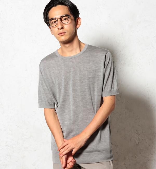 □SI/CO WIDE C/N S/S 16G ニット