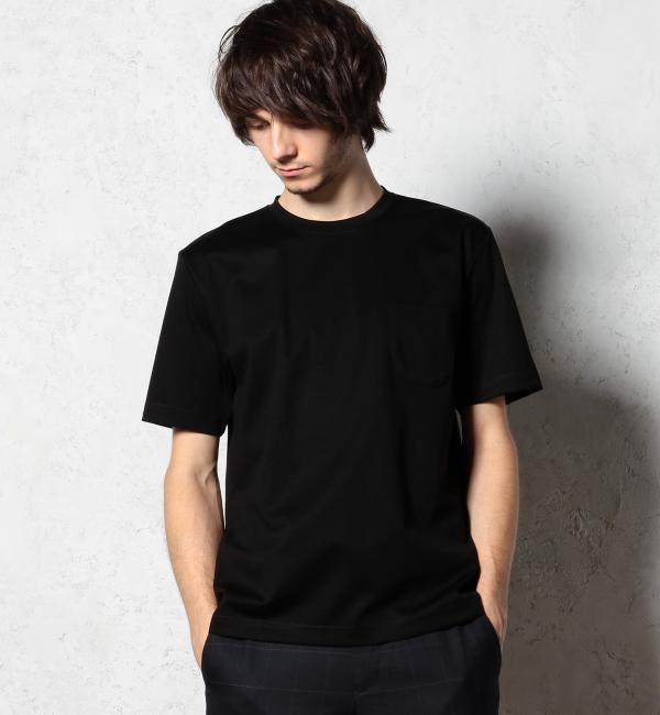 【グリーンレーベルリラクシング/green label relaxing】 HI/G PONTE ポケット BIG-Tシャツ S/S [送料無料]