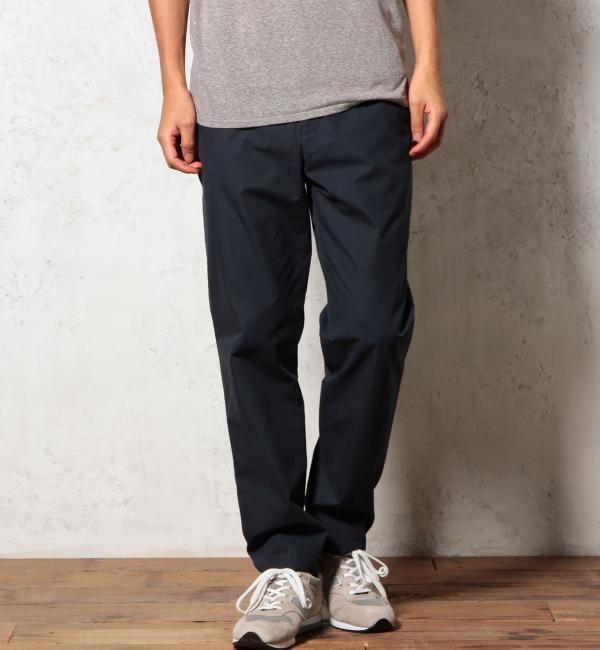 【グリーンレーベルリラクシング/green label relaxing】 □WASHED WTHR REG/テーパード パンツ [送料無料]