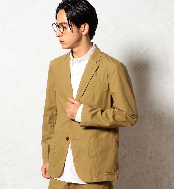 【グリーンレーベルリラクシング/green label relaxing】 □WASHED WTHR 2PP SBW ジャケット [送料無料]