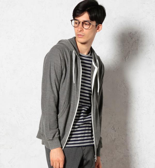 【グリーンレーベルリラクシング/green label relaxing】 VINTAGE ジップパーカー L/S [送料無料]