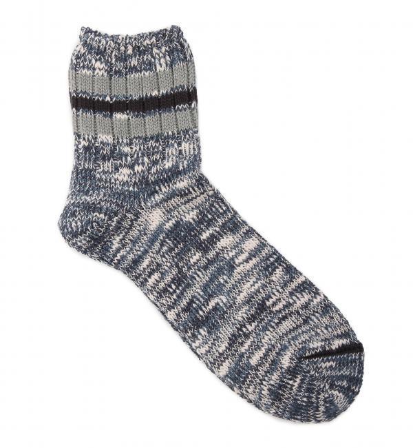 【グリーンレーベルリラクシング/green label relaxing】 ANONYMOUSISM 3LINE QT ソックス [3000円(税込)以上で送料無料]