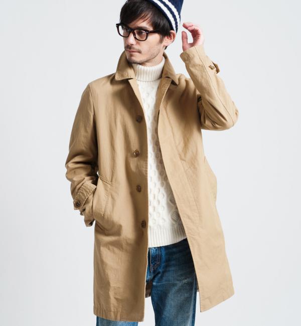 【グリーンレーベルリラクシング/green label relaxing】 【WEB限定】 ★★HI/ CN OX WASHED ステンカラーコート [送料無料]