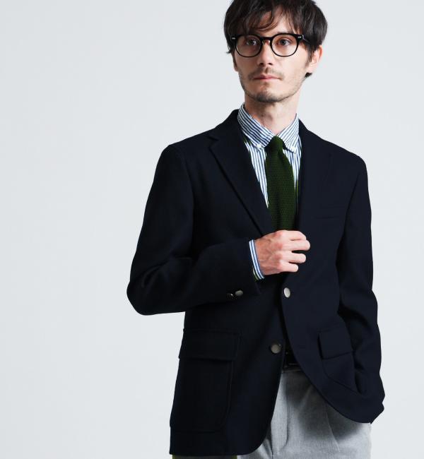 【グリーンレーベルリラクシング/green label relaxing】 □NORWEGIAN WOOL ブレザー [送料無料]