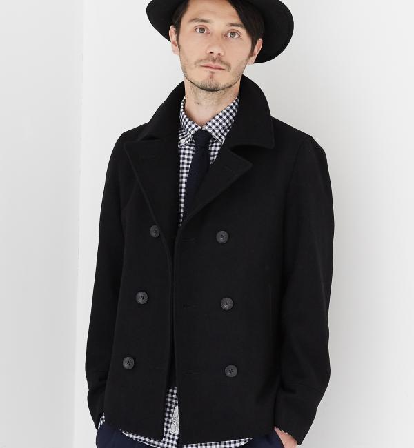【グリーンレーベルリラクシング/green label relaxing】 【WEB限定】 ★★MELTON SHORT Pコート [送料無料]