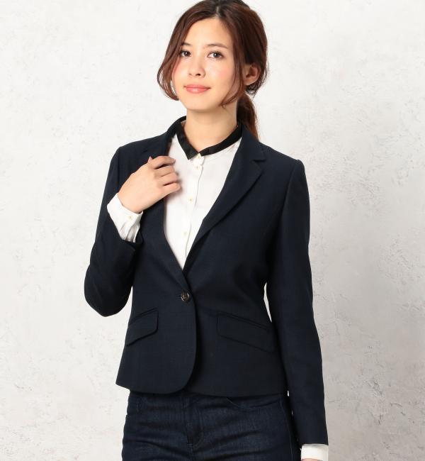 【グリーンレーベルリラクシング/green label relaxing】 CR PE SelfWashブッチャー ジャケット [送料無料]