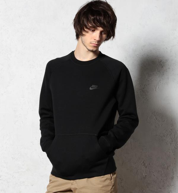 【グリーンレーベルリラクシング/green label relaxing】 [ナイキ] NIKE TECH FLEECE 1.0 C BLK [送料無料]