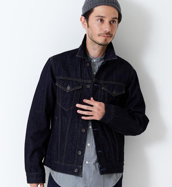 【グリーンレーベルリラクシング/green label relaxing】 SELVAGE/DNM 3RD/TYPE ジャケット [送料無料]