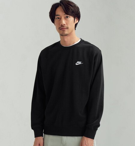 ナイキ Sc Nike ロゴ 裏毛 クルーネック スウェット トップス グリーンレーベルリラクシング Green Label Relaxing の通販 アイルミネ