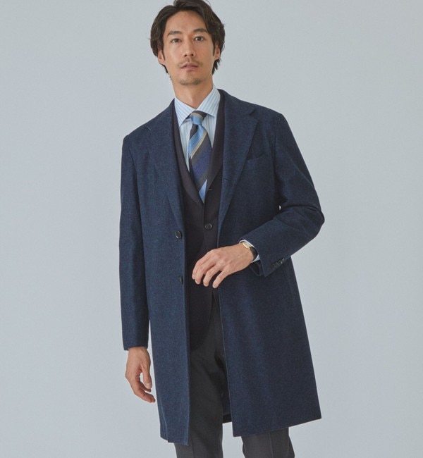 ロロ ピアーナ ] Loro Piana STORM SYSTEM チェスター コート|green