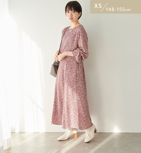 Web限定 Xs H148 155 フラワー プリント ワンピース 花柄 Green Label Relaxing グリーン レーベルリラクシング の通販 アイルミネ