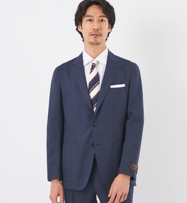 VITALE BARBERIS CANONICO＞ラスティック 無地 2B RG ジャケット|green