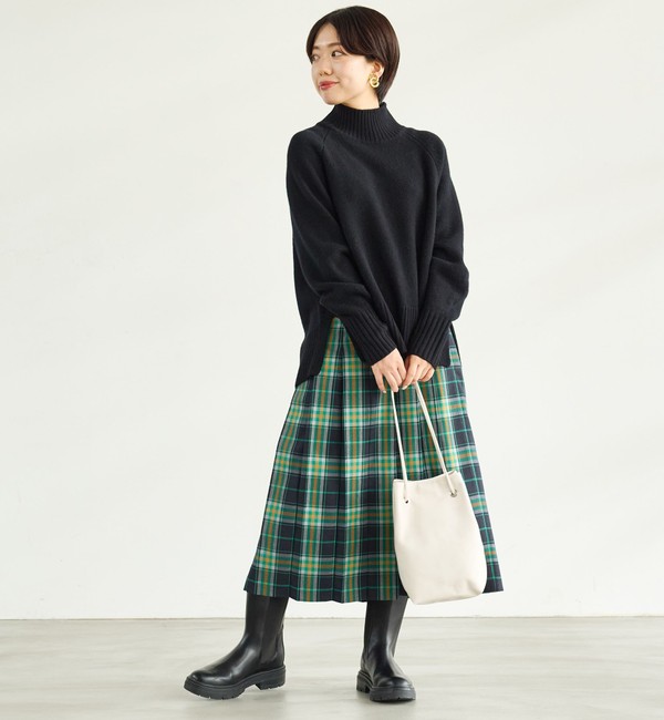size SHORT あり］SERENITY セレニティ ハイネック プルオーバー 