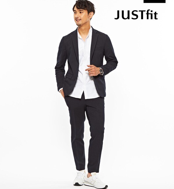 WEB限定】JUSTFIT Wライク セットアップ ジャケット＆パンツ