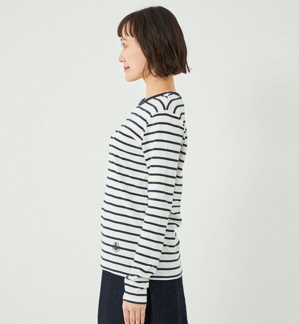 【別注】＜PETIT BATEAU＞プリント ロングスリーブ Tシャツ