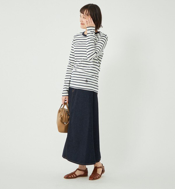 【別注】＜PETIT BATEAU＞プリント ロングスリーブ Tシャツ