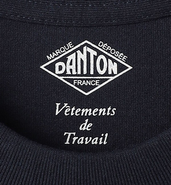 DANTON＞ロゴ ポケット ソリッド Tシャツ|green label relaxing