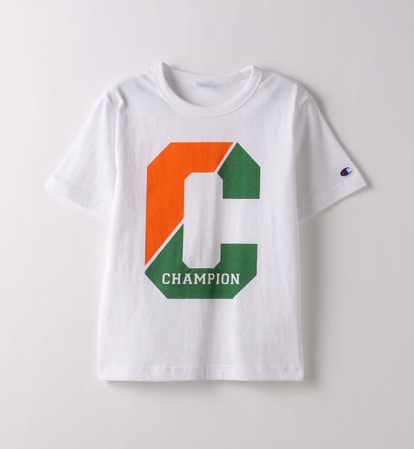 Champion＞TJ Cプリント Tシャツ 110cm-140cm|green label relaxing