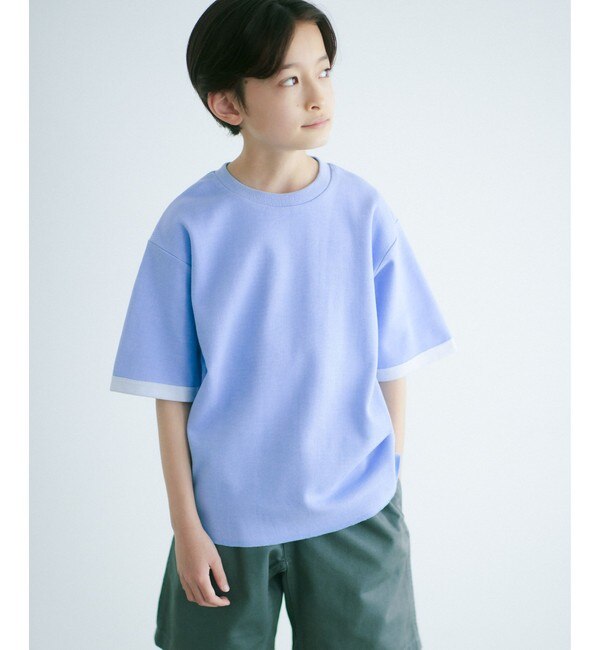 TJ カノコ ダブルフェイス Tシャツ 140cm-150cm|green label relaxing