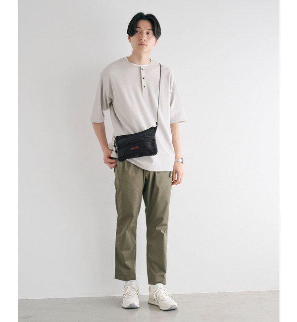 別注】＜BRIEFING＞GLR リップストップ メッシュ サコッシュ|green