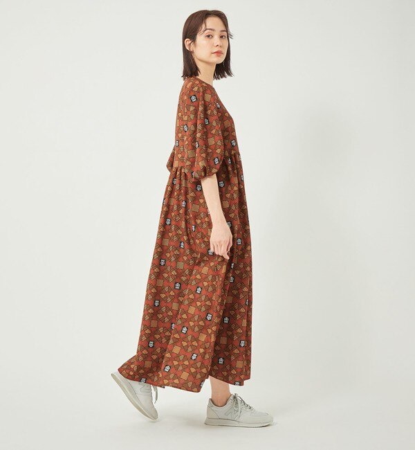 green label relaxing（グリーンレーベルリラクシング）の「＜Tavii＞ キルト ボリューム スリーブ ワンピース（ワンピース）」  - WEAR