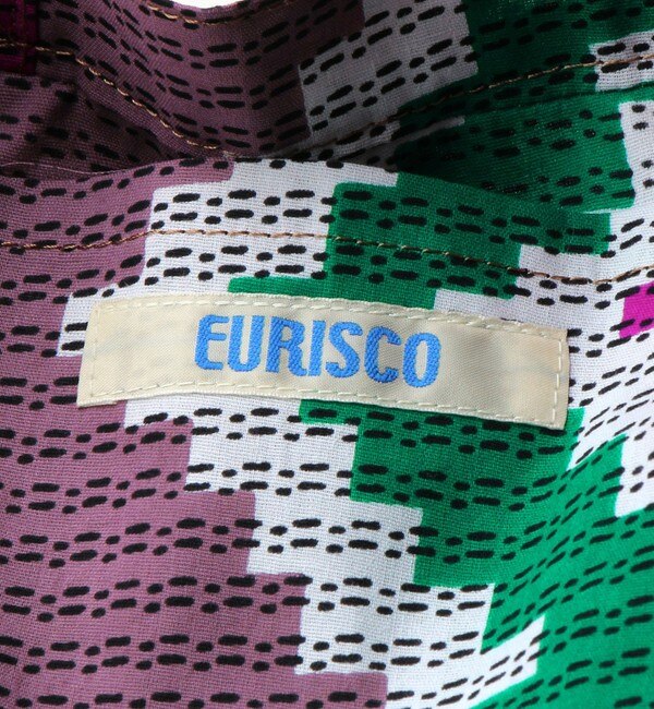 WEB限定】＜EURISCO＞ アフリカン フリル トートバッグ|green label