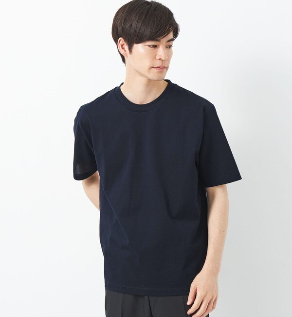 DUADRY CLEAN バーズアイ クルーネック Tシャツ -吸水速乾・抗菌