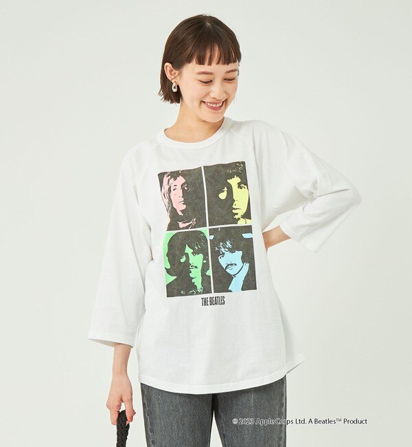 別注】\u003cGOOD ROCK SPEED\u003eROCK 7分袖 プリント Tシャツ - T