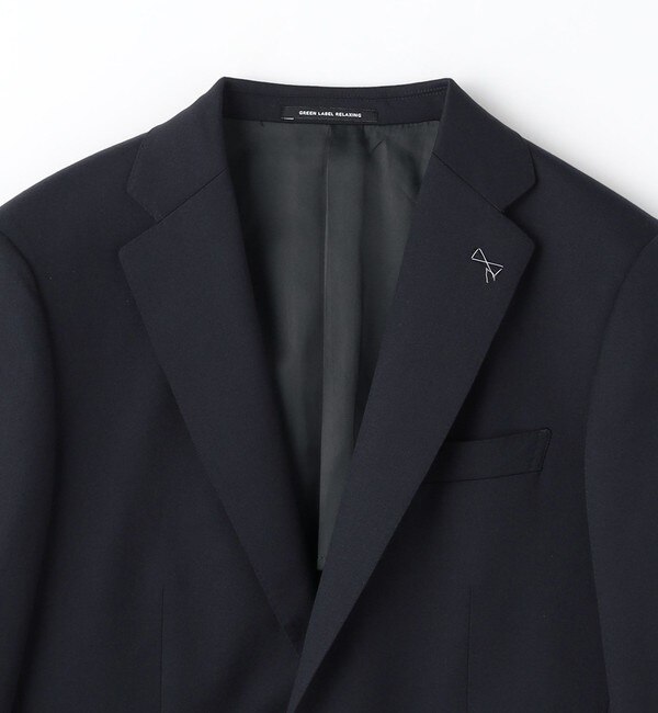 GLR CLOTH サージ 2B HC/BW スーツジャケット|green label relaxing