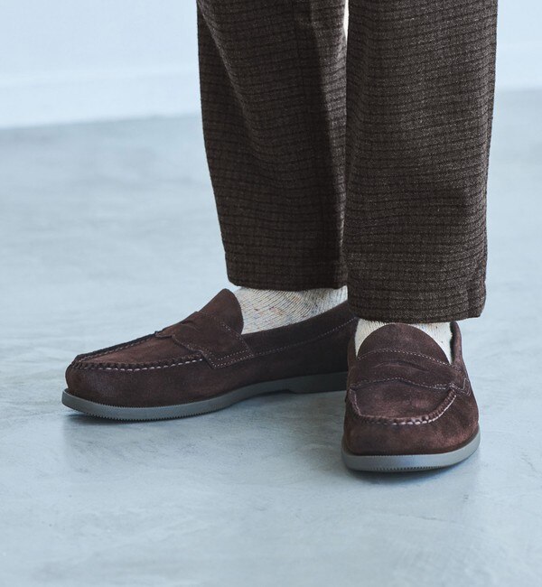 グリーン・ジョージ メンズ スリッポン・ローファー シューズ Brogues