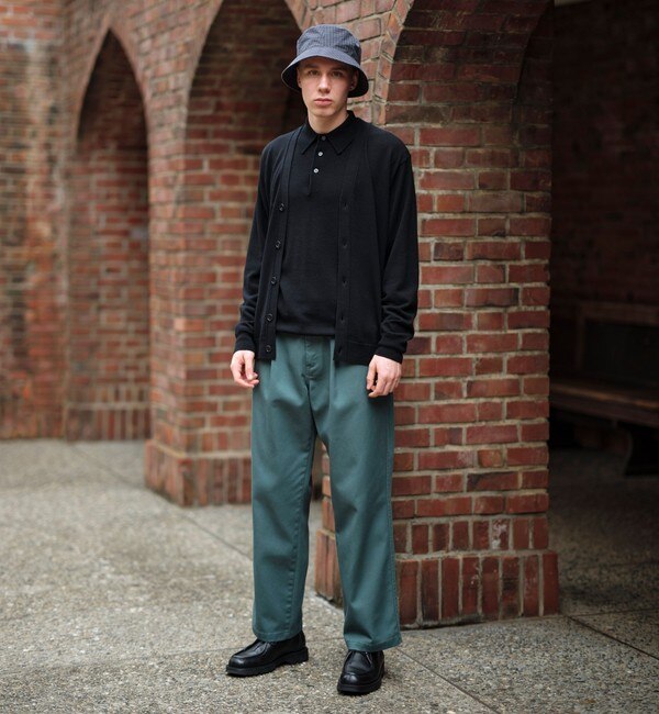 別注】＜Dickies＞GLR TC/TWILL 1プリーツ ワイド パンツ|green label