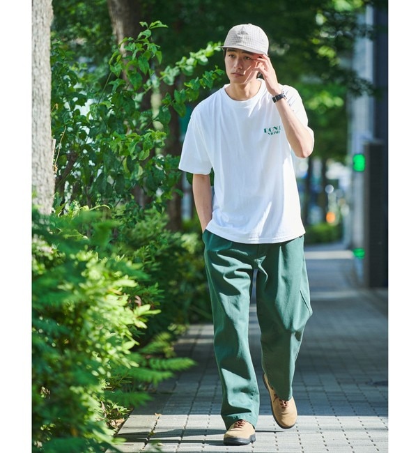 別注】＜Dickies＞GLR TC/TWILL 1プリーツ ワイド パンツ|green label