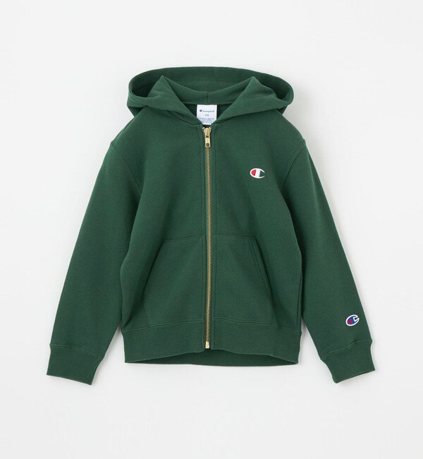 Champion＞ジップ フーデッド スウェット 110cm-130cm|green label