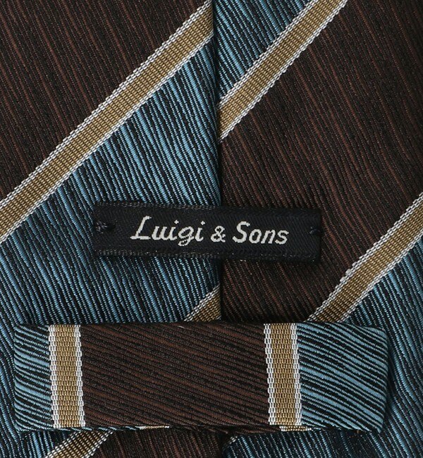＜Luigi & Sons＞8.0cm ストライプ2 ネクタイ
